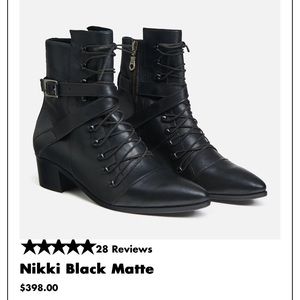 Modern Vice Nikki Black Matte Boot, size 40 / 10